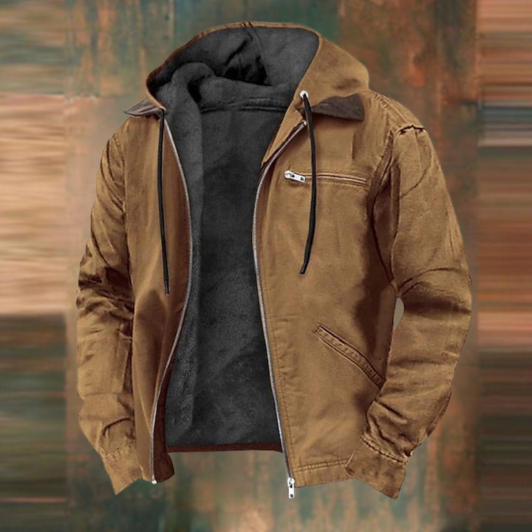 Hayes™ – Zipper Hooded Jacket for Everyday Comfort