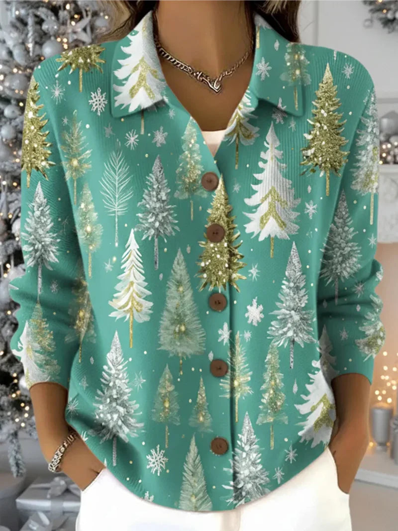 Cassidy™ | Christmas Button Down Shirt