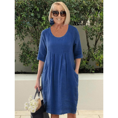 Evie™ | Oversized Elegant Dress With Pockets