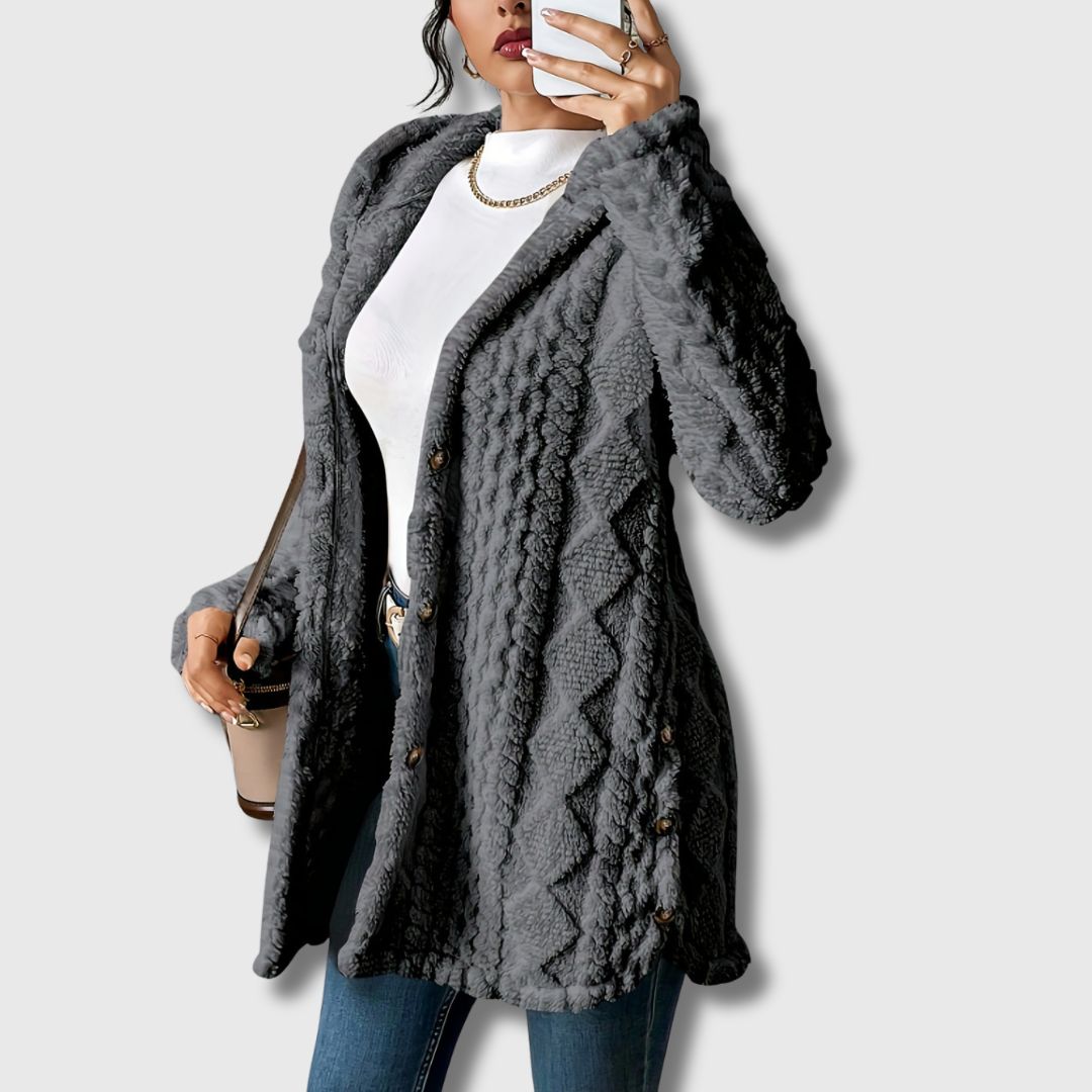 ANABELLE™ | Cozy Hooded Teddy Coat