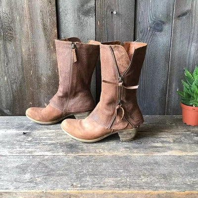 Anerisse - Women's winter boots in waterproof leather with a timeless style