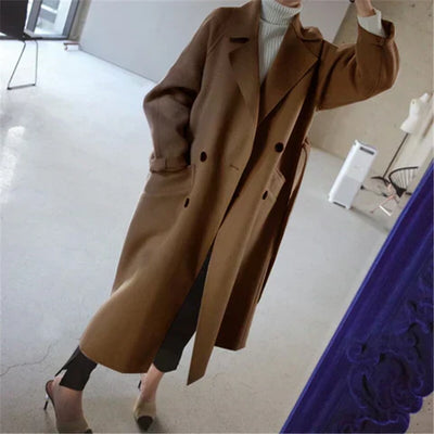 Arielle™ | Elegant Long Overcoat
