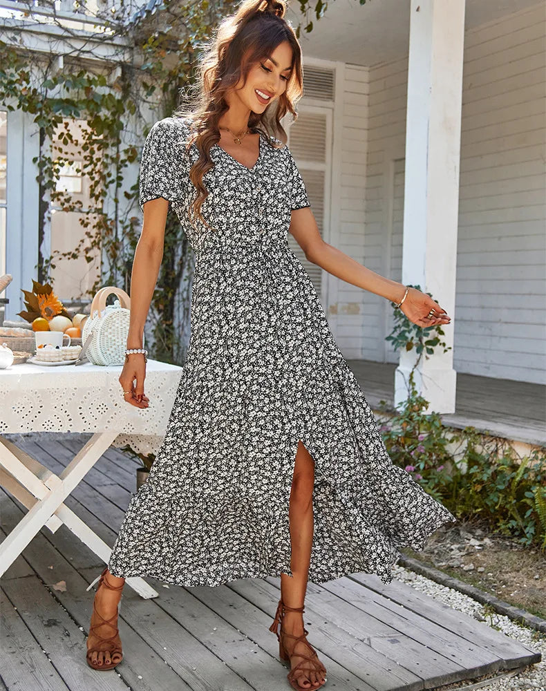 Sophia - Summer Floral Splendour Dress