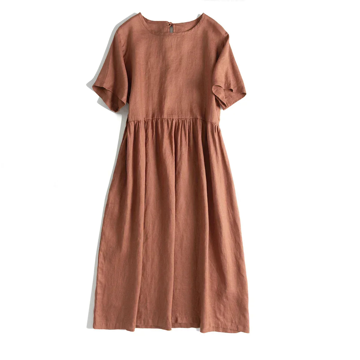 Matilda - Linen and Cotton Dress With Pockets