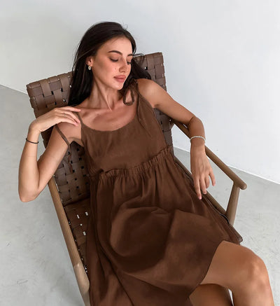 Marie - Cotton And Linen Sunday With Lace