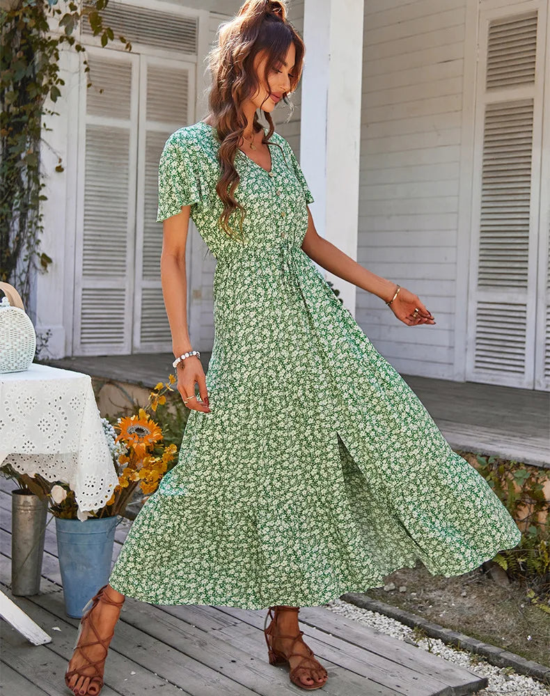 Sophia - Summer Floral Splendour Dress