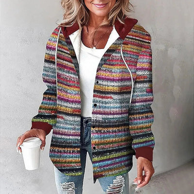 Sabrina™ | Plaid Hooded Overshirt