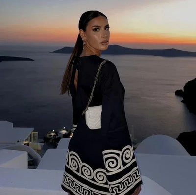 Jule™ | Embroidered long-sleeved dress