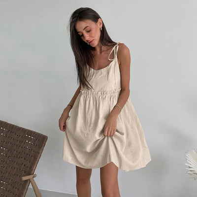 Marie - Cotton And Linen Sunday With Lace