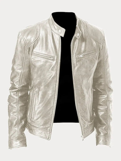 Dean™ – Timeless Tailored Vegan Leather Jacket for Effortless Edge