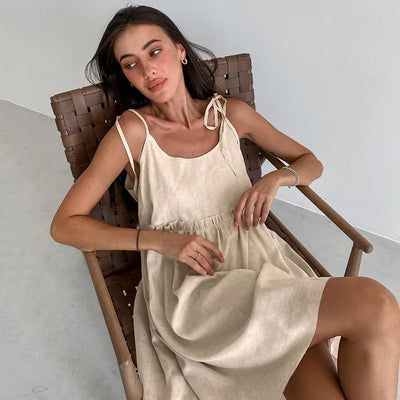 Marie - Cotton And Linen Sunday With Lace