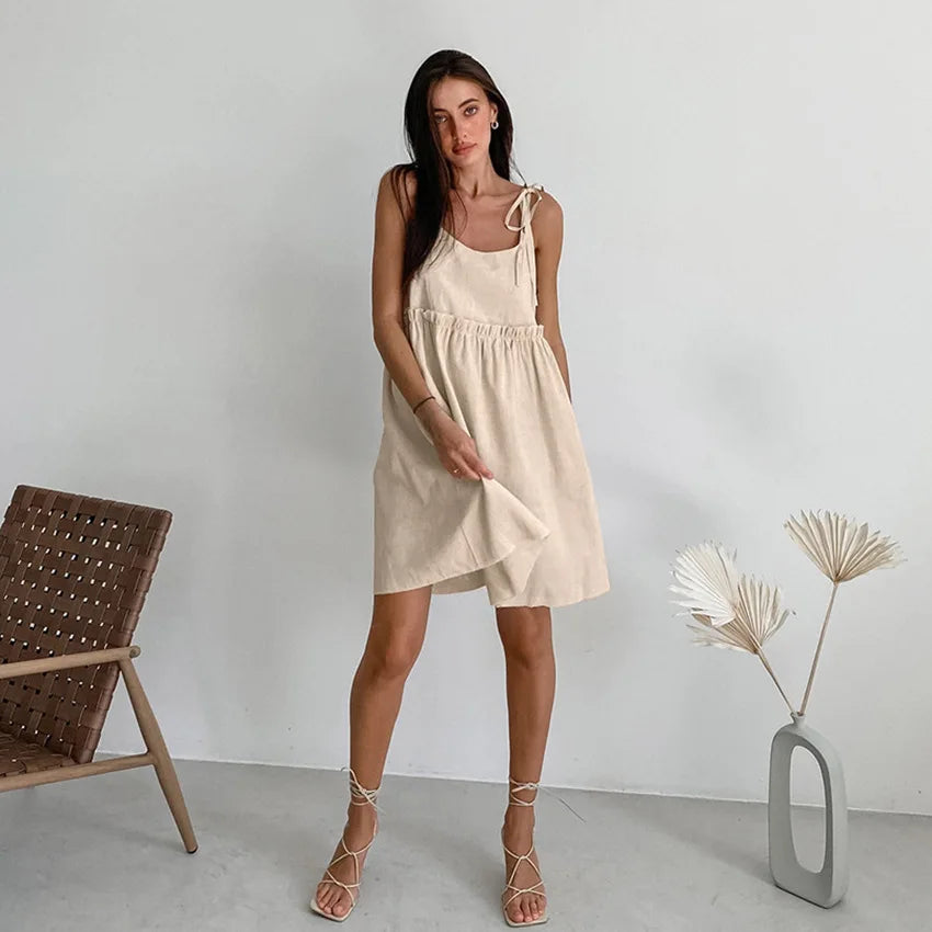 Marie - Cotton And Linen Sunday With Lace