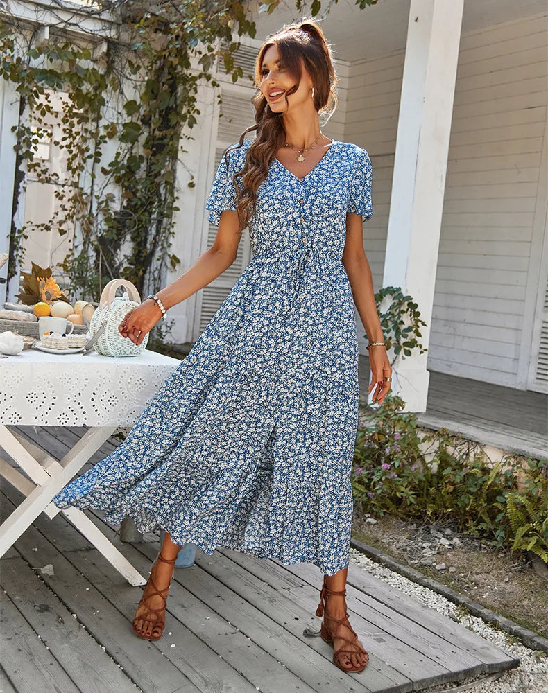 Sophia - Summer Floral Splendour Dress