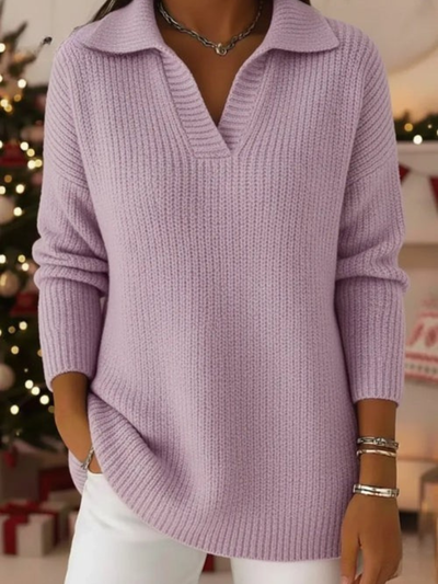 Lumisse™ | Chic V-Collar Sweater