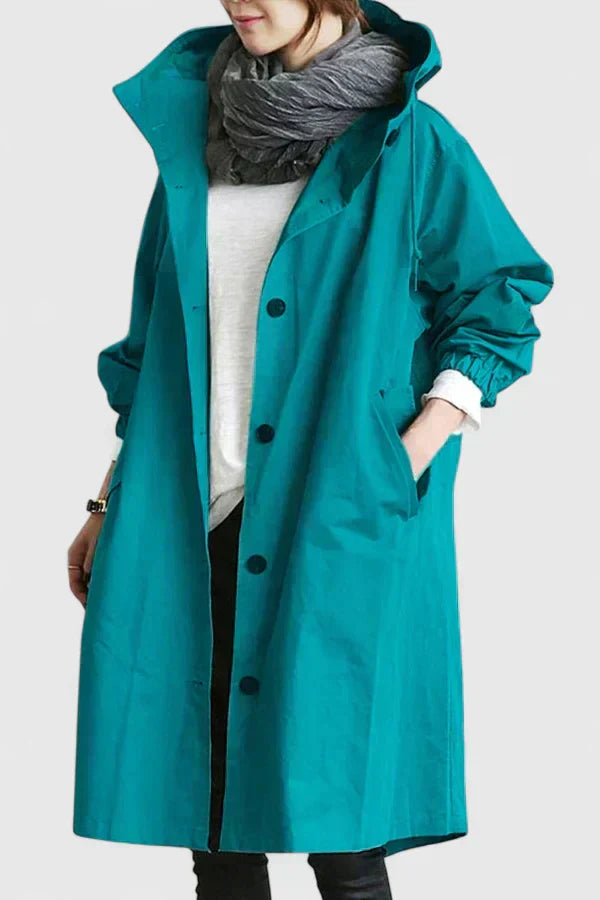 Astrida™ | Comfortable Long Collared Coat