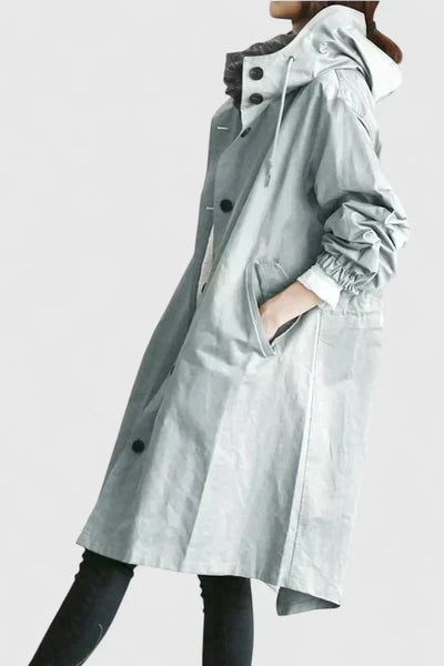 Astrida™ | Comfortable Long Collared Coat