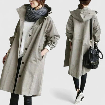 Astrida™ | Comfortable Long Collared Coat
