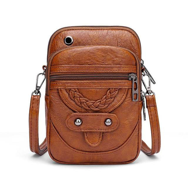 Juliette™ | Classic Vintage Leather Shoulder Bag