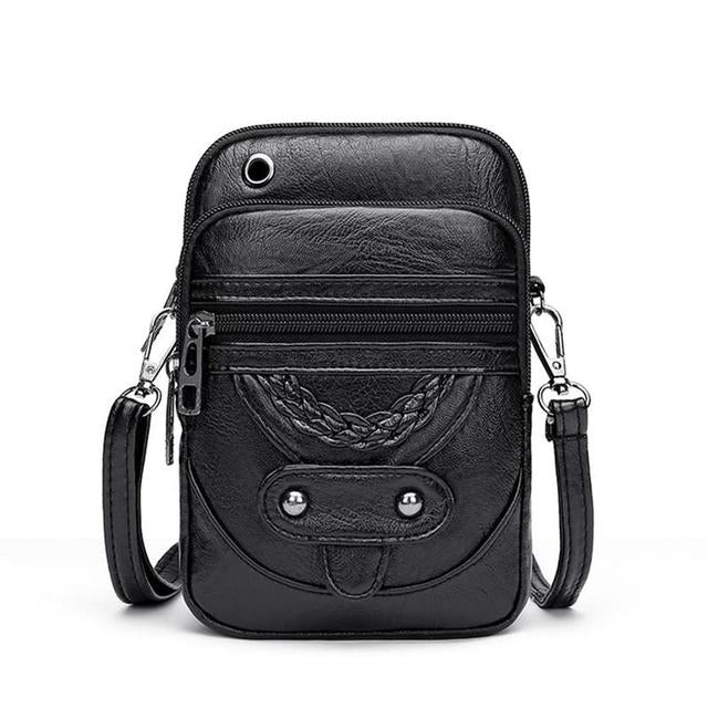 Juliette™ | Classic Vintage Leather Shoulder Bag