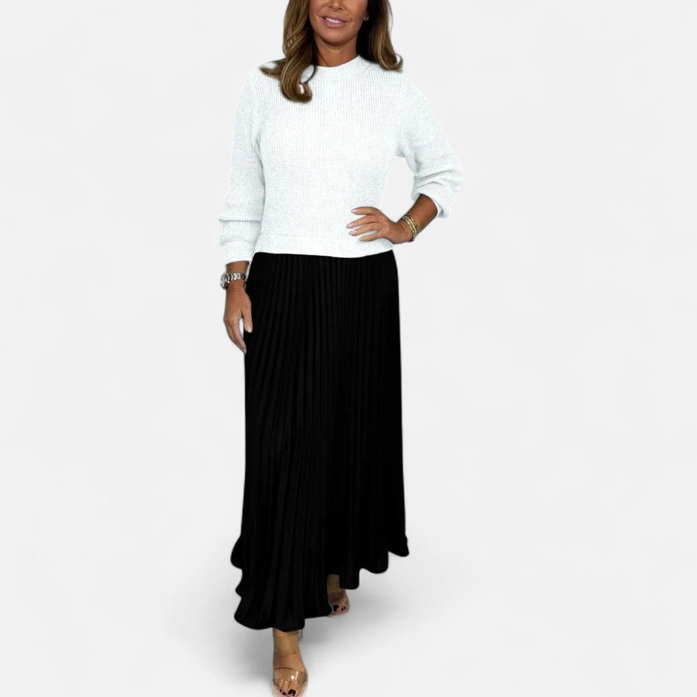 Abigaile™ | Knit Sweater with Maxi Set