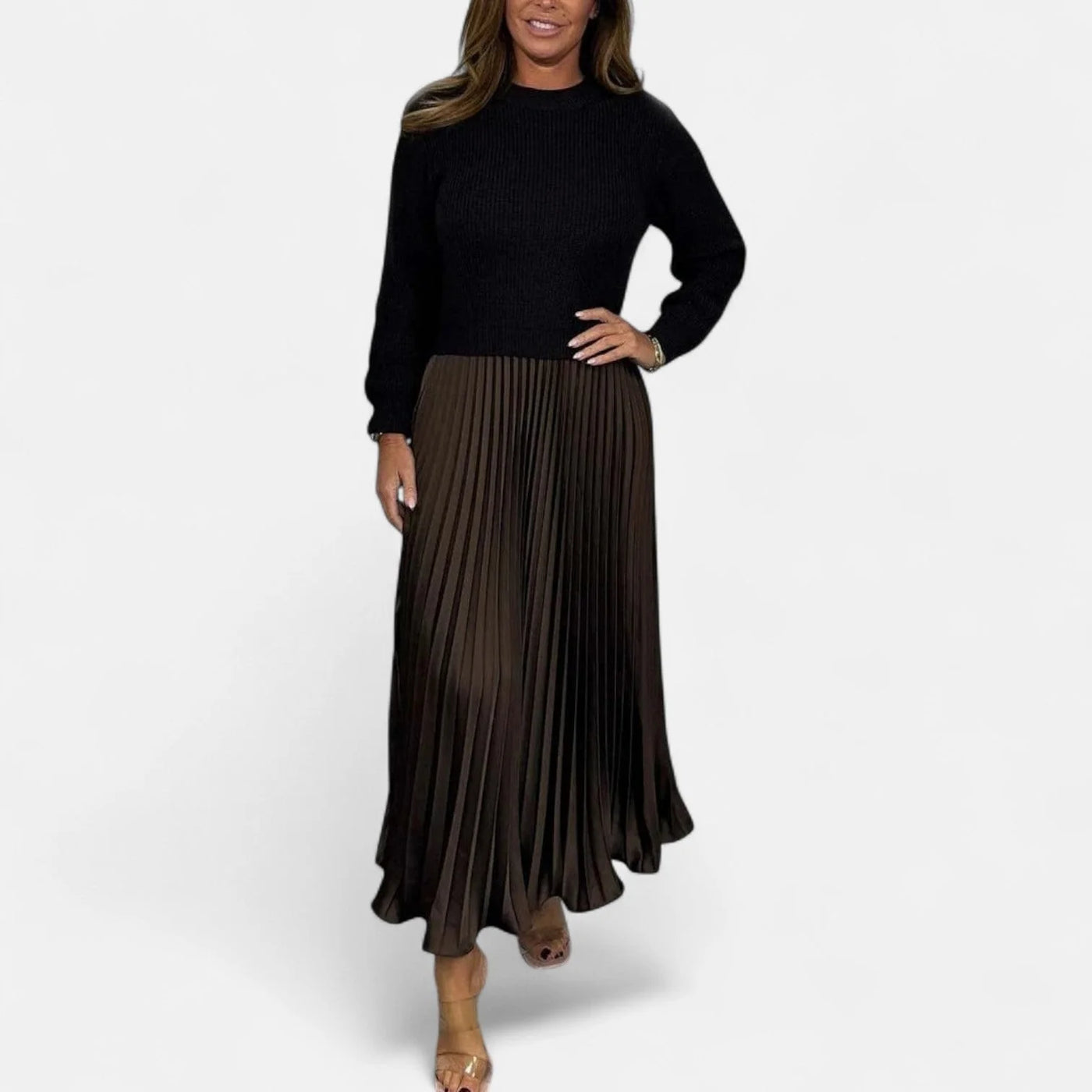 Abigaile™ | Knit Sweater with Maxi Set