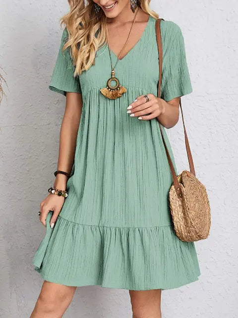 Lisa - V-neck dress for women