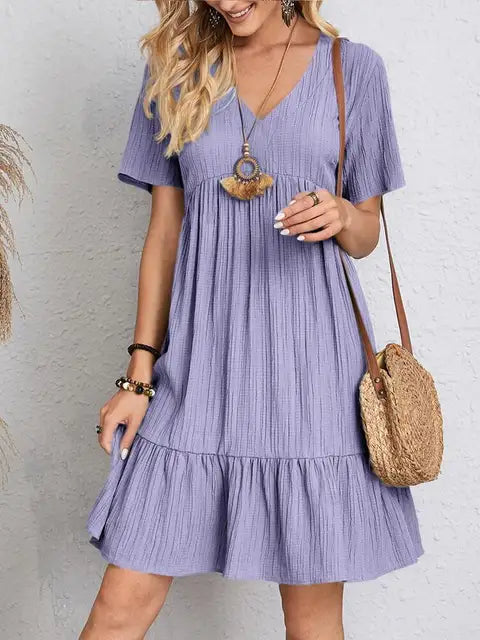 Lisa - V-neck dress for women