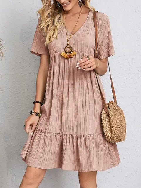 Lisa - V-neck dress for women