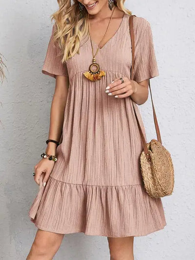 Lisa - V-neck dress for women