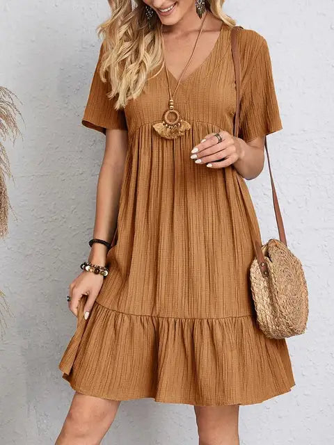 Lisa - V-neck dress for women