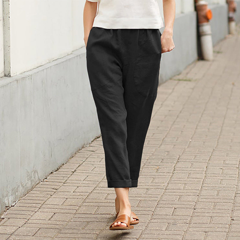 Megan™ | Women's linen and cotton loose pants
