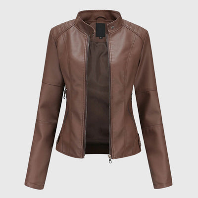 Brynne™ | Chic Women's Leather Jacket