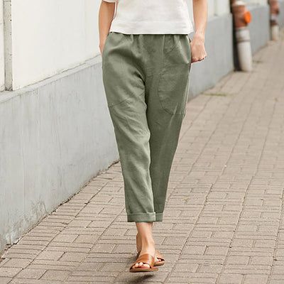 Megan™ | Women's linen and cotton loose pants