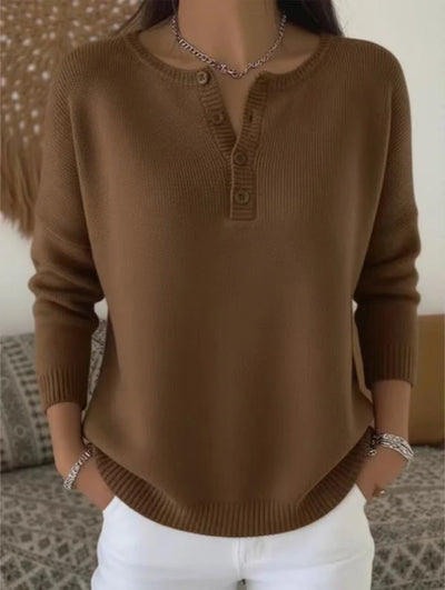 Skye™ | Button-up V-neck Sweater
