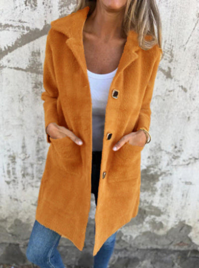 Thalia™ | Elegant Wool Blend Coat