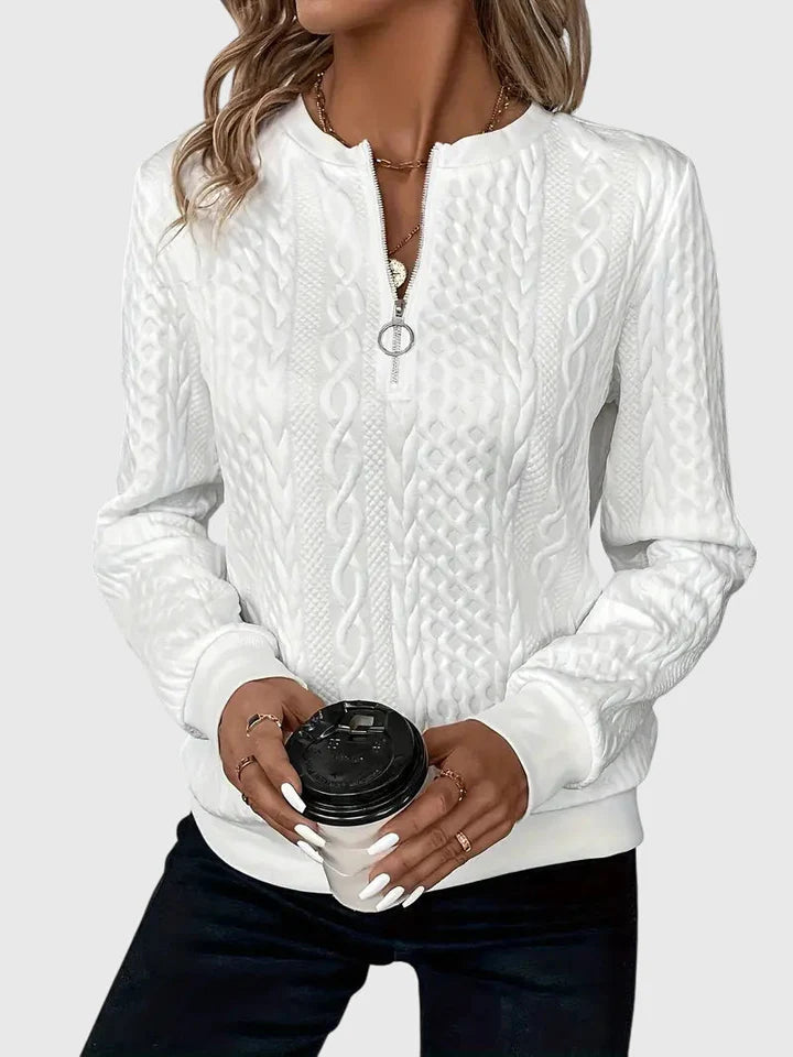 Cynara™ | Sweater with Zipper