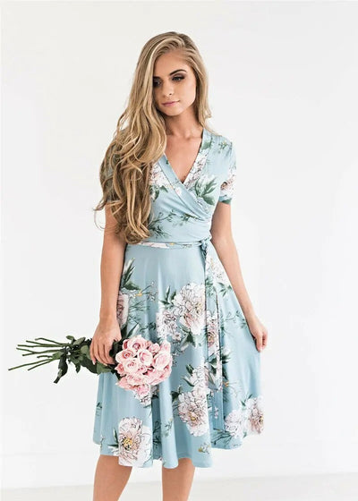 Cindy - Floral Midi Dress