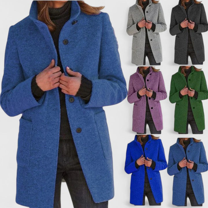 Rhea™ | Elegant Buttoned Coat