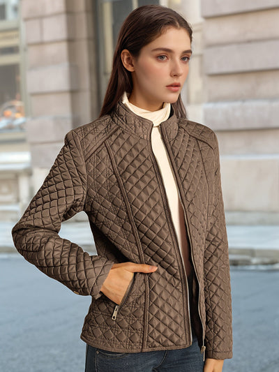 Raquel™ | Diamond-Quilted Padded Jacket