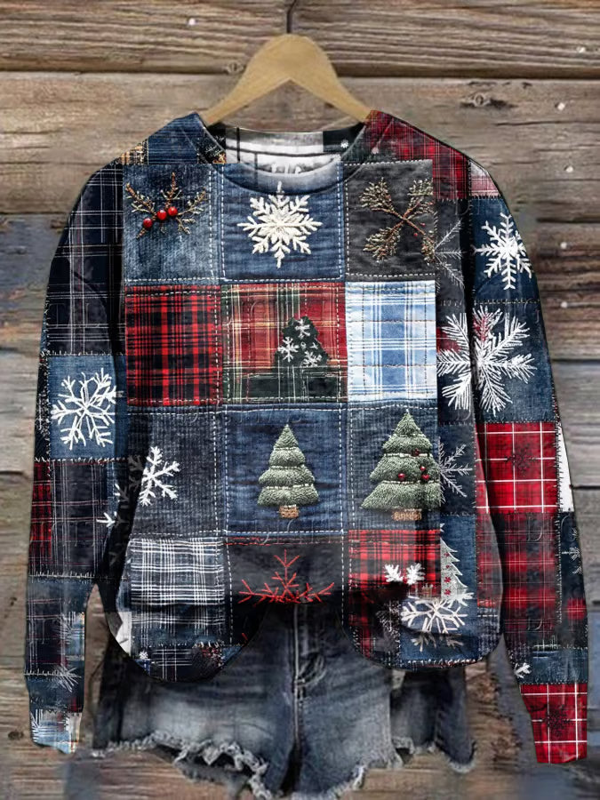 Sawyer™ | Patchwork Christmas Sweater