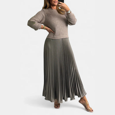 Abigaile™ | Knit Sweater with Maxi Set