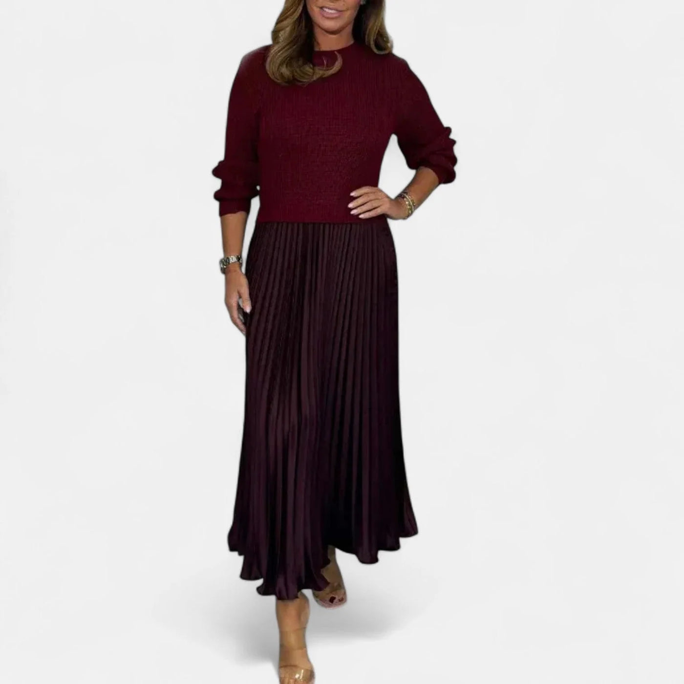 Abigaile™ | Knit Sweater with Maxi Set