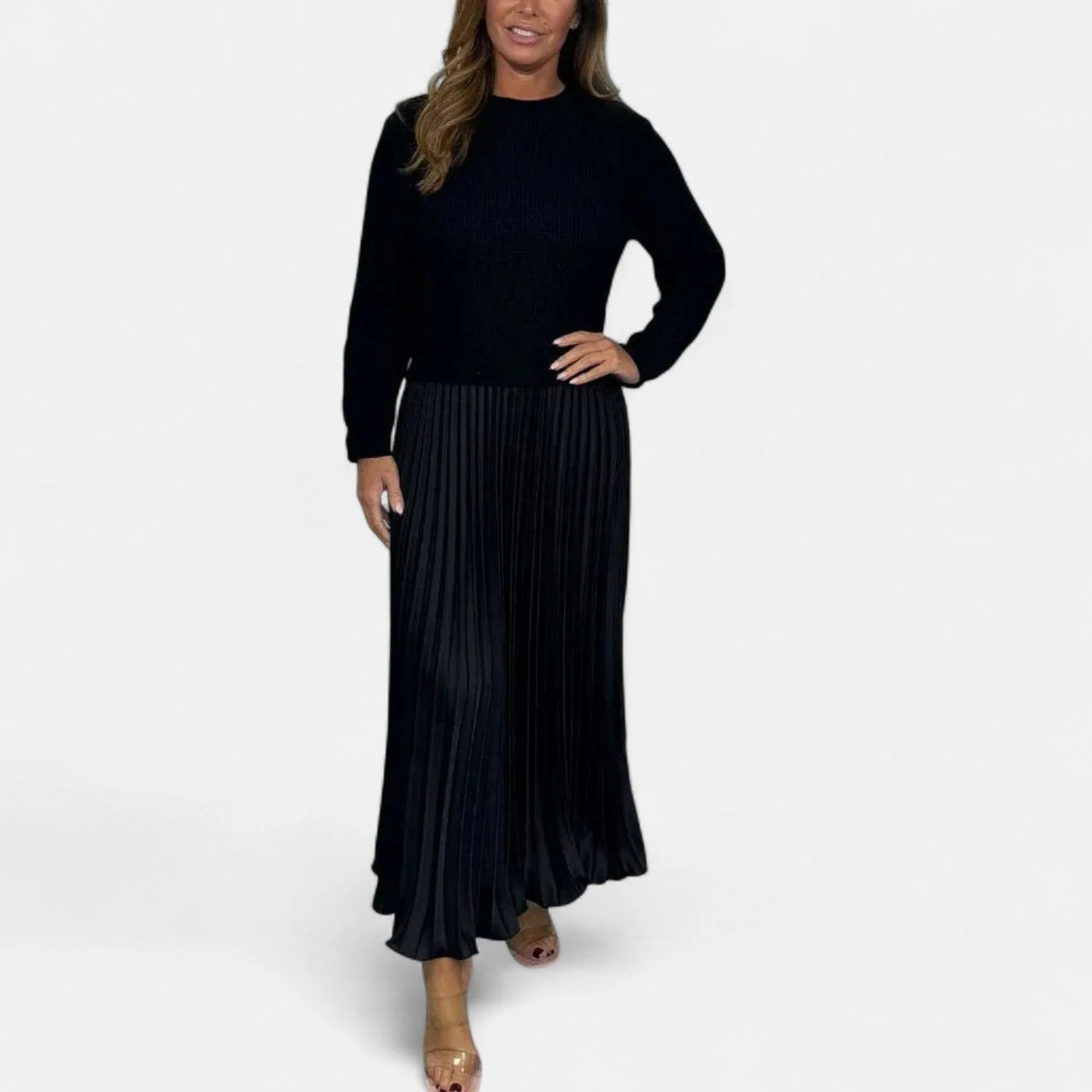 Abigaile™ | Knit Sweater with Maxi Set