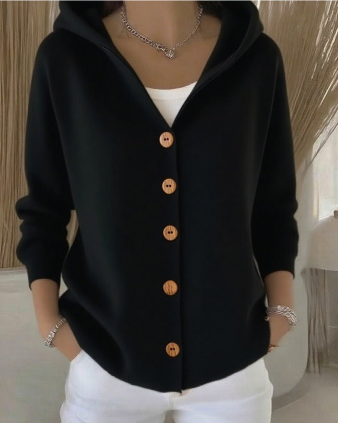 Claire™ | Hooded Knit Cardigan