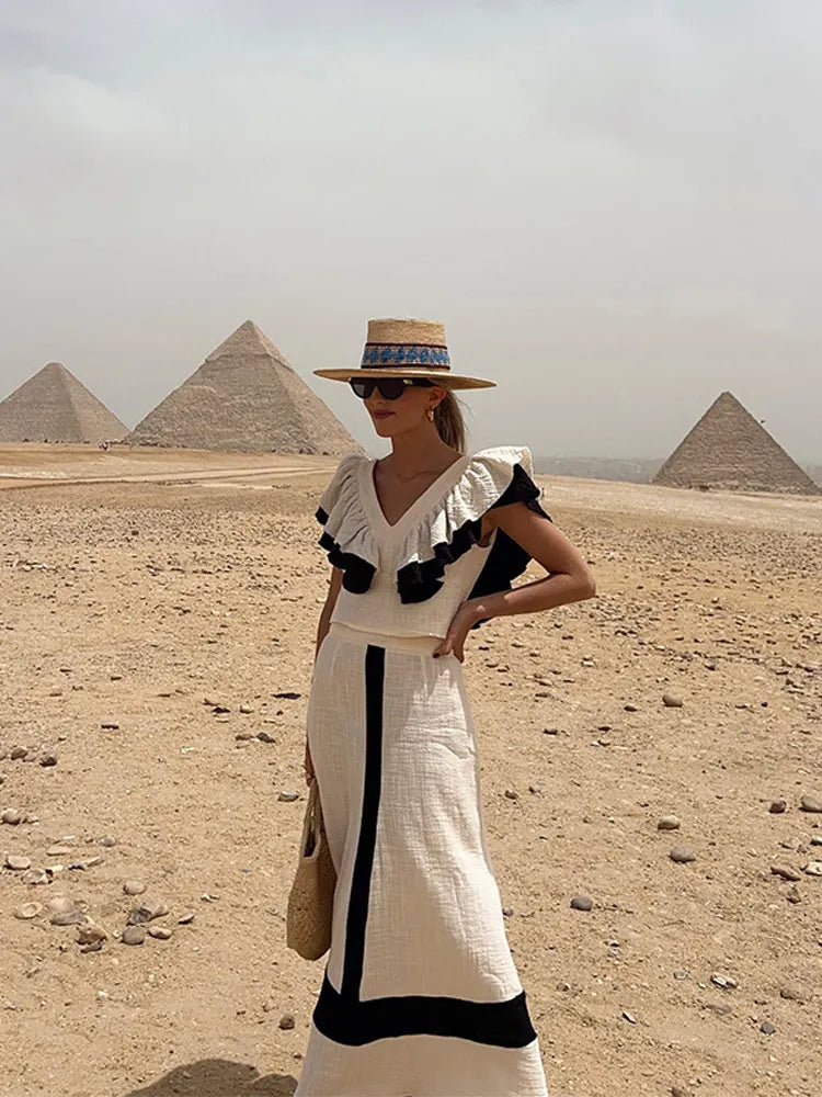 Cyra™ | Chic Sunrise Dress