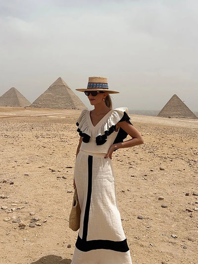 Cyra™ | Chic Sunrise Dress
