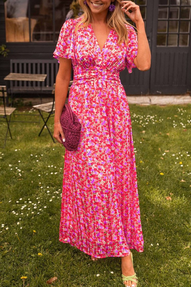 KELLY | V-NECK LONG DRESS SALE