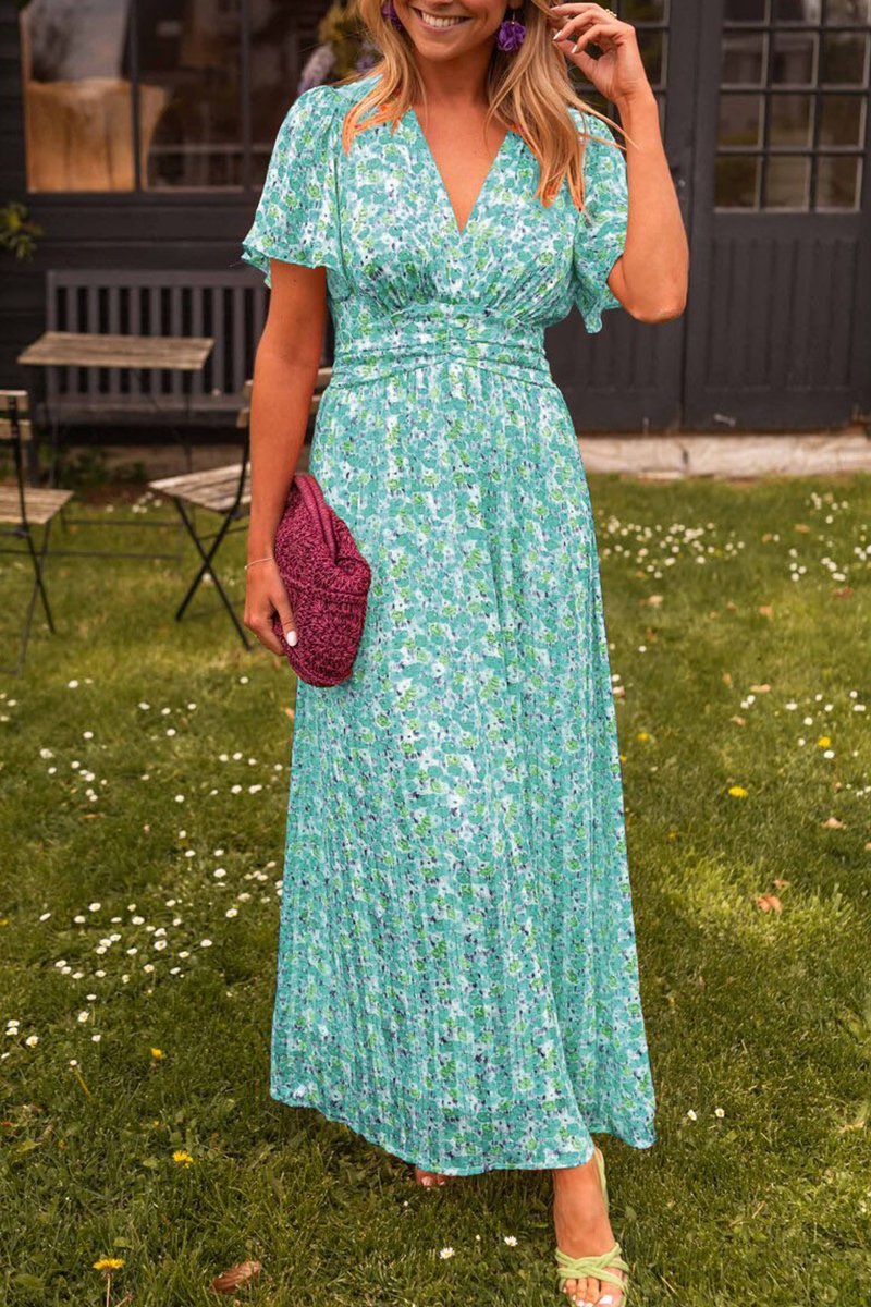 KELLY | V-NECK LONG DRESS SALE