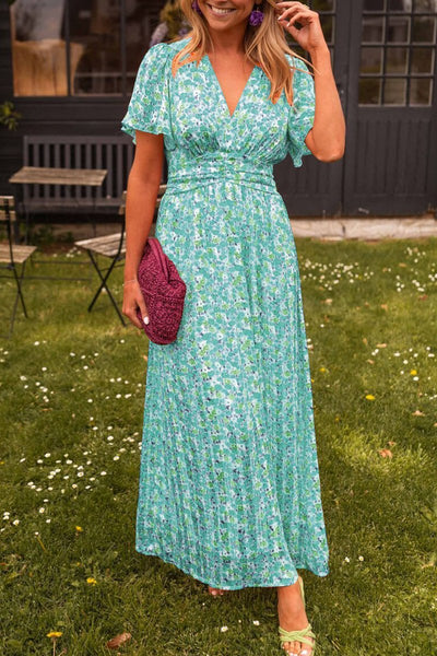KELLY | V-NECK LONG DRESS SALE
