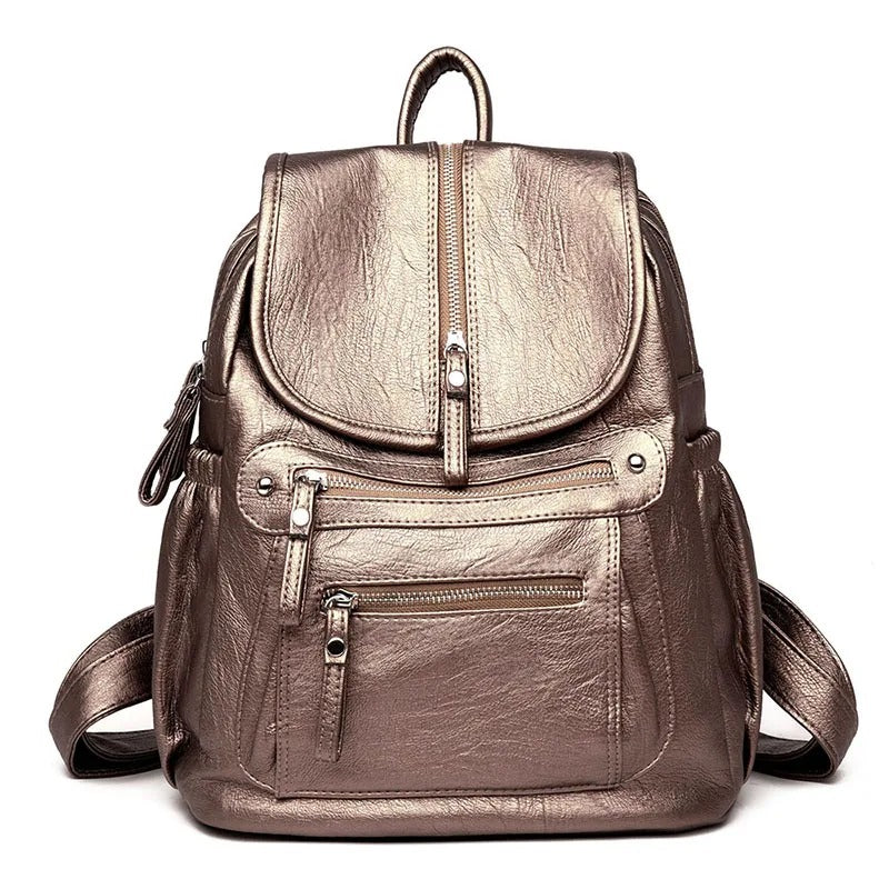 GALILEE | LIGHTWEIGHT LEATHER BACKPACK